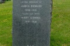 Bowles, James; Currie, Mary