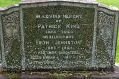 King, Patrick & Ellen & Rita; Johnston, Edith