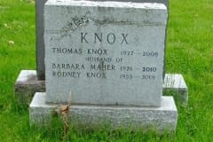Knox, Thomas & Rodney; Maher, Barbara
