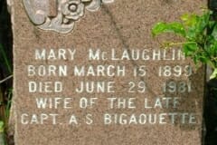 McLaughlin, Mary; Bigouette, A.S.