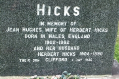 Hughes, Jean & Hicks, Hubert & Clifford