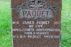 Paquet, James; Armstrong, Elisabeth; Paquet, Eva