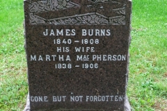 Burns, James; Macpherson, Martha