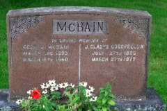 McBain, Cecil; Goodfellow, J. Gladys