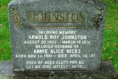 Johnston, Arnold; Hicks, Annie
