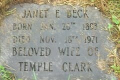 Beck, Janet; Clark, Temple