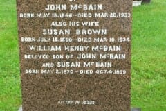 McBain, John & William; Brown, Susan