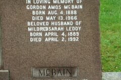 McBain, Gordon; Leddy, Mildred