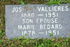 Vallieres, Joseph; Bedard, Marie